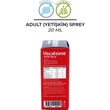 Vocalzone Adult (Yetişkin) Sprey 20 ml + 2'li Paket