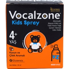 Vocalzone Kids (Çocuk) Sprey 20ML + Vocalzone Kids (Çocuk) Şurup 100ML