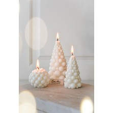 Ersu Store Şık Tasarım Dekoratif 3lü Kokulu Soya Wax Bubble Ağaç Seti