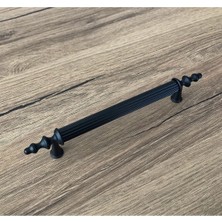 Koldoor Mat Siyah Mobilya Dolap Mutfak Çekmece Kulpu 128 mm (12,8 Cm) 1 Adet