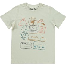 Civil Boys Erkek Çocuk Tişört 10-13 Yaş Fil Dişi