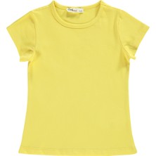 Civil Girls Kız Çocuk Tişört 2-5 Yaş Sarı