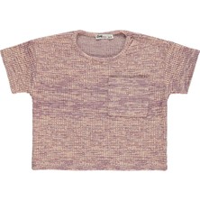 Civil Girls Kız Çocuk Tişört 6-9 Yaş Pudra