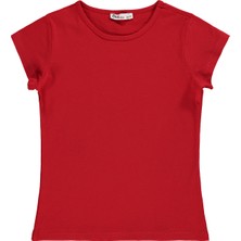 Civil Girls Kız Çocuk Tişört 10-13 Yaş Kırmızı
