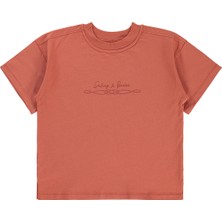 Civil Boys Erkek Çocuk Tişört 10-13 Yaş  Koyu Bakır