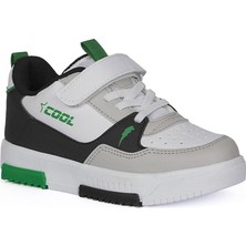 Cool Max Çocuk Günlük Spor Ayakkabı Beyaz - Yeşil