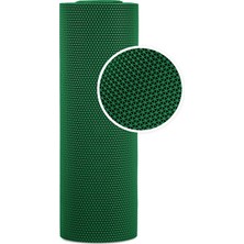 TBM Plastik Kaydırmaz Yeşil Yıldız Paspas EN:120cm 120 x 1300 cm