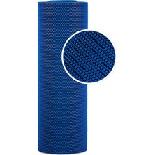 TBM Plastik Kaydırmaz Mavi Yıldız Paspas EN:90cm 90 x 300 cm