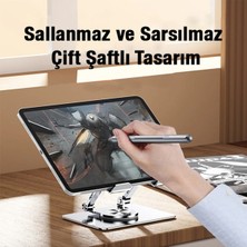 Teknoexpress A1 Alüminyum 360 Döner Katlanır iPad Air,mini,pro Uyumlu Masaüstü Tablet Tutucu Stand