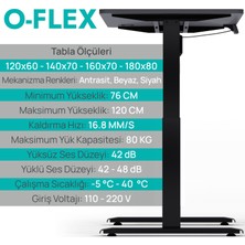 Edusa O-Flex Elektrikli Yükseklik Ayarlı Masa | Güçlü ve Sessiz | Pozisyon Hafızalı | Dijital Göstergeli | Ergonomik | Özelleştirilebilir