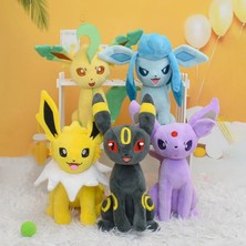 Takara Tomy Eevee Evrimleri Orjinal Pokemon Peluş Oyuncak Vaporeon Sylveon Glaceon Umbreon