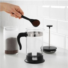 IKEA French Press 1 Lt Siyah Cam Çap: 10 Cm; Yükseklik: 22 cm