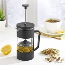 Bimbambom French Press 420 Ml, Siyah Bitki Çayı ve Filtre Kahve Demliği