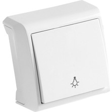 Viko Light Yaylı Anahtar Vera Serisi Sıva Üstü Beyaz Renk - 90681003