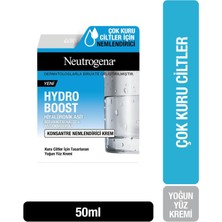 Neutrogena Hydro Boost Konsantre Nemlendirici Krem 50 ml Yoğun yüz kremi