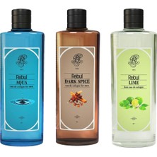 Rebul Kolonya Aqua 250 ml Dark Spice 250 ml Lıme 250 ml