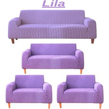 3+2+1+1 Bürümcük Eteksiz, Lastikli, Esnek, Yıkanabilir Koltuk, Kanepe, Çekyat Takımı Örtüsü/kılıfı