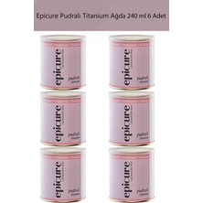 Epicure Kuaförlerin Tercihi Hassas Ciltler Için 240 ml Pudralı Ağda 6 Adet