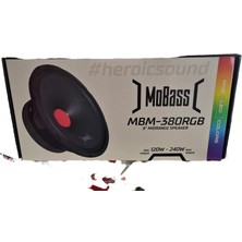 Mobass MBM-380RGB 20CM Oto Midrange Hoparlör