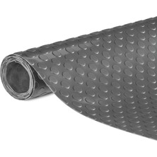TBM Plastik Paralı Paspas Coin Mat Gri Renk 120 x 350 cm
