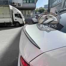 Furens Citroen C Elysee Uyumlu Bagaj Üstü Slim Yarasa Spoiler Parlak Siyah Piano Black