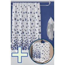 Tropik Home Duş Perdesi Çamaşır Makinesi Örtüsü Takımı Banyo Dekorasyon Seti