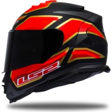 Ls2 Storm 2 Foggy Full Face Motosiklet Kaskı Siyah Vizörlü