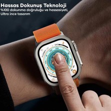 Coofbe Hassas Dokunuş Parmak Izi Bırakmaz Çizik Önleyici Apple Watch Ultra 49MM Ekran Koruyucu