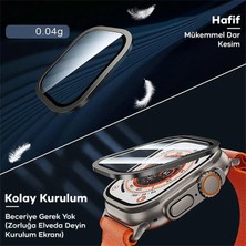 Coofbe Hassas Dokunuş Parmak Izi Bırakmaz Çizik Önleyici Apple Watch Ultra 49MM Ekran Koruyucu