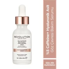 Revolution Skincare Göz Serumu Kafein ve Hyaluronik Asit 30 ml