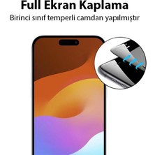 Coofbe 0.3mm 9h Hd Full Kaplama Glue Parmak Izi Bırakmaz Iphone 15 Plus Ekran Koruyucu Darbe Emici