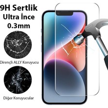 Coofbe 0.3mm 9h Hd Full Kaplama Parmak Izi Bırakmaz Iphone 15 Plus Ekran Koruyucu Darbe Emici