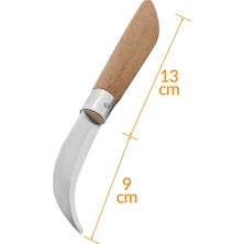 By Kurt Aşı Bıçağı Bağ Bıçağı 22CM No:3 Paslanmaz Ceviz Aşı Çakısı