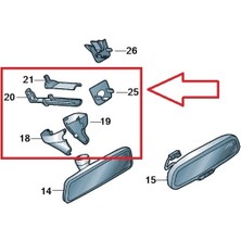 Parça Deponuz Volkswagen Ile Uyumlu Dikiz Ayna Kapağı Takım. 1K0858547, 1K0858548, 1K0857593A, 1K0857594, 5C6857304