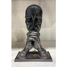 Miamantra Reçine Düşünen Insan Biblo/ Mask Model1