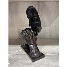 Miamantra Reçine Düşünen Insan Biblo/ Mask Model1
