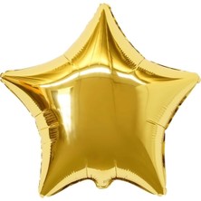 Organizasyon Pazarı 18 inç Gold Renk Yıldız Şekilli Folyo Balon
