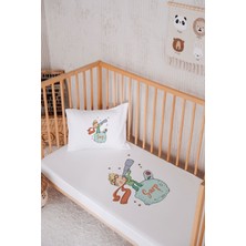 Lilabio Isme Özel  Pamuk Park Yatak Çarşaf Seti (100X120)