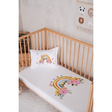 Lilabio Isme Özel  Pamuk Park Yatak Çarşaf Seti (100X120)