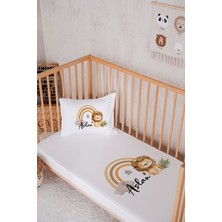 Lilabio Isme Özel  Pamuk Park Yatak Çarşaf Seti (100X120)