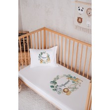 Lilabio Isme Özel  Pamuk Park Yatak Çarşaf Seti (100X120)