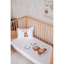 Lilabio Isme Özel  Pamuk Park Yatak Çarşaf Seti (100X120)