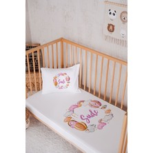 Lilabio Isme Özel  Pamuk Park Yatak Çarşaf Seti (100X120)