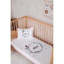 Lilabio Isme Özel  Pamuk Park Yatak Çarşaf Seti (100X120)