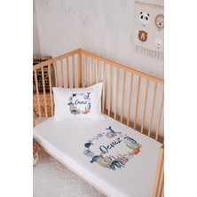 Lilabio Isme Özel  Pamuk Park Yatak Çarşaf Seti (100X120)