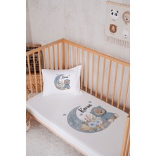 Lilabio Isme Özel  Pamuk Park Yatak Çarşaf Seti (100X120)