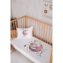 Lilabio Isme Özel  Pamuk Park Yatak Çarşaf Seti (100X120)