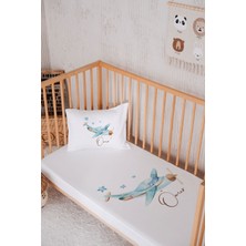 Lilabio Isme Özel  Pamuk Park Yatak Çarşaf Seti (100X120)