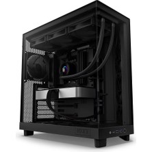 Nzxt H Series H6 Flow 3X120MM (Atx, Micro-Atx, Mini-Itx) CC-H61FB-01 Siyah Atx Oyuncu Kasası