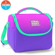 Coral High Thermo Beslenme Çantası Pembe Mor Renk Geçişli